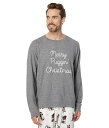 こちらの商品は ピージェーサルベーシュ P.J. Salvage メンズ 男性用 ファッション パジャマ 寝巻き Merry Puggin&#039; Christmas Long Sleeve Crew Neck - Heather Charcoal です。 注文後のサイズ変更・キャンセルは出来ませんので、十分なご検討の上でのご注文をお願いいたします。 ※靴など、オリジナルの箱が無い場合がございます。ご確認が必要な場合にはご購入前にお問い合せください。 ※画面の表示と実物では多少色具合が異なって見える場合もございます。 ※アメリカ商品の為、稀にスクラッチなどがある場合がございます。使用に問題のない程度のものは不良品とは扱いませんのでご了承下さい。 ━ カタログ（英語）より抜粋 ━ Elevate your look by wearing the P.J. Salvage(R) Merry Puggin&#039; Christmas Long Sleeve Crew Neck hoodie. Ribbed crew neck. Long sleeves. Branding at the chest. Straight hem. Pullover style. 81% polyester, 14% rayon, 5% elastane. Machine wash, dry flat. ※掲載の寸法や重さはサイズ「LG」を計測したものです. サイズにより異なりますので、あくまで参考値として参照ください. 実寸（参考値）： Length: 約 73.66 cm