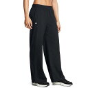 送料無料 アンダーアーマー Under Armour レディース 女性用 ファッション パンツ ズボン Rival Wide Leg Pants - Black/ White