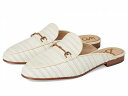 送料無料 サムエデルマン Sam Edelman レディース 女性用 シューズ 靴 ローファー ボートシューズ Linnie - White/Natural Striped Linen