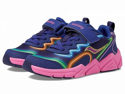 送料無料 サッカニー Saucony Kids 女の子用 キッズシューズ 子供靴 スニーカー 運動靴 Flash A/C 3.0 (Little Kid/Big Kid) - Neon/Blue/Pink