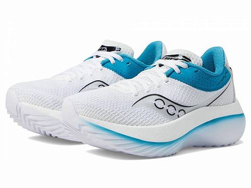 送料無料 サッカニー Saucony レディース 女性用 シューズ 靴 スニーカー 運動靴 Kinvara Pro - White/Ink