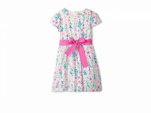 送料無料 Hatley Kids 女の子用 ファッション 子供服 ドレス Pressed Flower Garden Dress (Toddler/Little Kid/Big Kid) - White