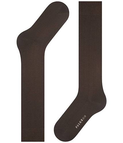 楽天グッズ×グッズ送料無料 ファルケ Falke レディース 女性用 ファッション ソックス 靴下 Cotton Touch Knee High - Dark Brown