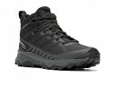 送料無料 メレル Merrell メンズ 男性用 シューズ 靴 ブーツ ハイキング トレッキング Speed Eco Mid Wp - Black