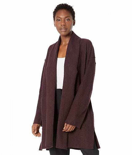 楽天グッズ×グッズ送料無料 アイリーンフィッシャー Eileen Fisher レディース 女性用 ファッション セーター Petite High Collar Coat - Cassis