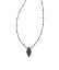 ̵ ɥ饹å Kendra Scott ǥ  奨꡼  ͥå쥹 Kinsley Short Pendant Necklace - Gunmetal Black Drusy