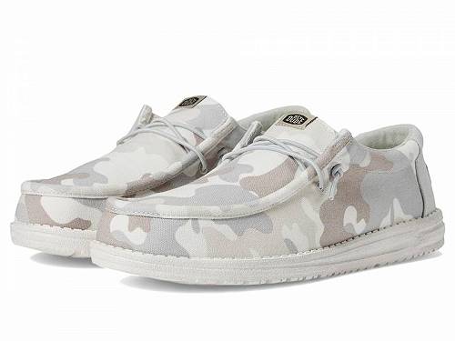 送料無料 ヘイデュード Hey Dude メンズ 男性用 シューズ 靴 ローファー Wally Washed Camo - Greyscale Desert Camo