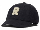 送料無料 ラグアンドボーン rag & bone メンズ 男性用 ファッション雑貨 小物 帽子 野球帽 キャップ Addison Varsity Baseball Cap - Black