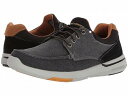送料無料 スケッチャーズ SKECHERS メンズ 男性用 シューズ 靴 ボートシューズ Relaxed Fit: Elent - Mosen - Black