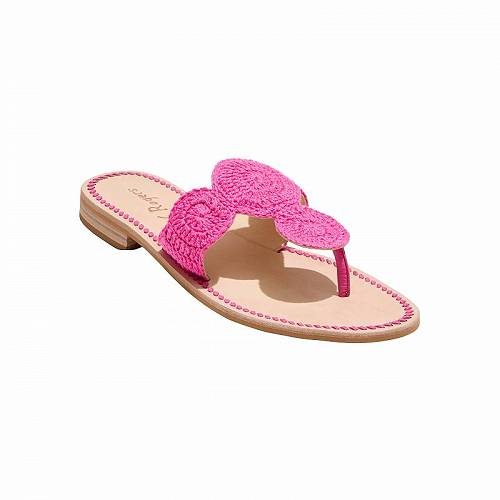 ジャックロジャース サンダル レディース 送料無料 ジャックロジャース Jack Rogers レディース 女性用 シューズ 靴 ヒール Jacks Crochet Sandals - Fuchsia