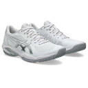 送料無料 アシックス ASICS レディース 女性用 シューズ 靴 スニーカー 運動靴 Solution Swift FF 2 Tennis Shoe - White/Pure Silver(4)