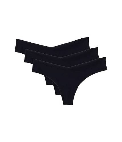 送料無料 コマンドー Commando レディース 女性用 ファッション 下着 ショーツ Classic Thong 3-Pack - Black/Black/Black