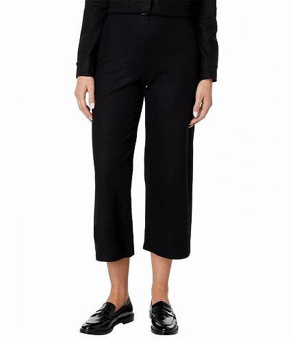 送料無料 アイリーンフィッシャー Eileen Fisher レディース 女性用 ファッション ジャンプスーツ つなぎ セット Petite Ankle Wide Pants - Black