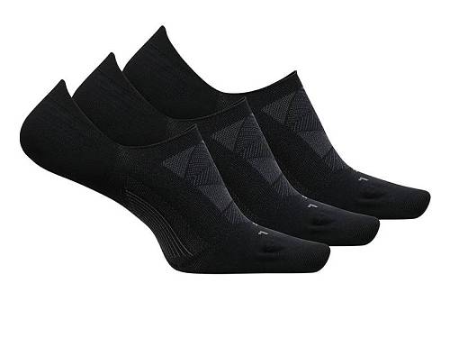 送料無料 フューチュアズ Feetures ファッション ソックス 靴下 Elite Invisible 3-Pair Pack - Black