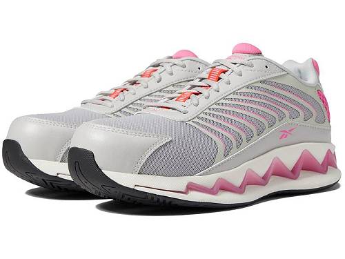 送料無料 リーボック Reebok Work レディース 女性用 シューズ 靴 スニーカー 運動靴 Zig Elusion Heritage Work EH Comp Toe - White/Pink