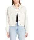  XeB[u}f Steve Madden fB[X p t@bV AE^[ WPbg R[g WPbg Sienna Denim Jacket - Cream