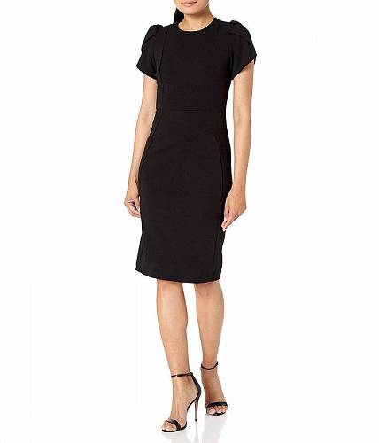 送料無料 カルバンクライン Calvin Klein レディース 女性用 ファッション ドレス Essential Sleeveless Sheath - Black 3