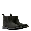 送料無料 アリアト Ariat メンズ 男性用 シューズ 靴 ブーツ チェルシーブーツ Midtown Rambler Boots - Matte Black