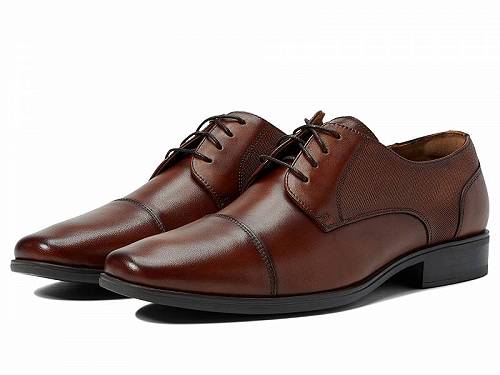 フローシャイム ビジネスシューズ メンズ 送料無料 フローシャイム Florsheim メンズ 男性用 シューズ 靴 オックスフォード 紳士靴 通勤靴 Jackson Cap Toe Oxford - Cognac