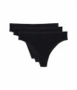  Chantelle fB[X p t@bV  V[c Soft Stretch Thong 3-Pack - Black