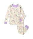 送料無料 Hatley Kids 女の子用 ファッション 子供服 パジャマ 寝巻き Meadow Pony Pajama Set (Toddler/Little Kids/Big Kids) - Natural