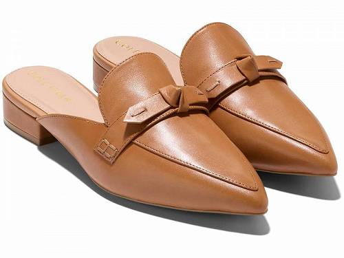 コールハーン 送料無料 コールハーン Cole Haan レディース 女性用 シューズ 靴 フラット Piper Bow Mule - Pecan Leather