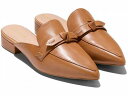 送料無料 コールハーン Cole Haan レディース 女性用 シューズ 靴 フラット Piper Bow Mule - Pecan Leather