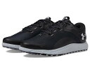  A_[A[}[ Under Armour Y jp V[Y C Xj[J[ ^C Charged Draw 2 Spikeless - Black/Black/Mod Gray