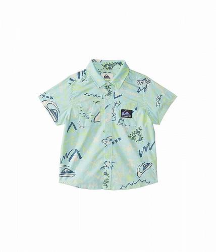 こちらの商品は クイックシルバー Quiksilver Kids 男の子用 ファッション 子供服 ボタンシャツ Next Gen Short Sleeve (Toddler/Little Kids) - Pastel Turquoise Next Gen 233 です。 注文後のサイズ変更・キャンセルは出来ませんので、十分なご検討の上でのご注文をお願いいたします。 ※靴など、オリジナルの箱が無い場合がございます。ご確認が必要な場合にはご購入前にお問い合せください。 ※画面の表示と実物では多少色具合が異なって見える場合もございます。 ※アメリカ商品の為、稀にスクラッチなどがある場合がございます。使用に問題のない程度のものは不良品とは扱いませんのでご了承下さい。 ━ カタログ（英語）より抜粋 ━ Crafted from soft and breathable cotton poplin fabric, the Quiksilver(TM) Kids Next Gen Short Sleeve Shirt has got a crisp and classic appeal which is enough to set your kid apart from others. It is tailored in a regular fit with a spread collar, short sleeves, buttoned front closure, and a curved hem. One left chest patch pocket with a logo label. Allover print. 100% cotton. Machine wash, line dry. ※掲載の寸法や重さはサイズ「4 Toddler」を計測したものです. サイズにより異なりますので、あくまで参考値として参照ください. 実寸（参考値）： Length: 約 43.18 cm
