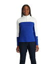  XpC_[ Spyder fB[X p t@bV AE^[ WPbg R[g WPbg Speed Fleece 1/2 Zip - Electric Blue