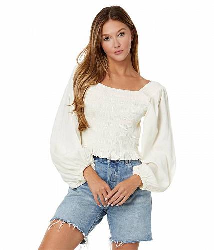 送料無料 リップカール Rip Curl レディース 女性用 ファッション ブラウス Talia Long Sleeve Top - Cream