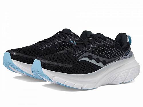 送料無料 サッカニー Saucony レディース 女性用 シューズ 靴 スニーカー 運動靴 Guide 17 - Black/Fog 1