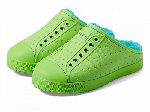 楽天グッズ×グッズ送料無料 ネイティブ Native Shoes Kids キッズ 子供用 キッズシューズ 子供靴 スニーカー 運動靴 Jefferson Cozy （Little Kid/Big Kid） - Snap Green/Snap Green/Maui Blue