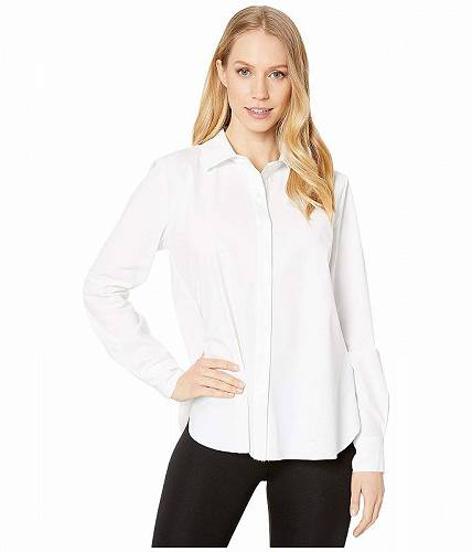 送料無料 リセ Lysse レディース 女性用 ファッション ボタンシャツ Connie Slim Fit Stretch Microfiber Button-Down Shirt - White