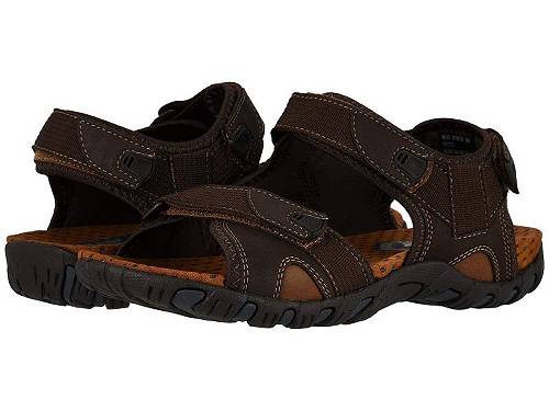 楽天グッズ×グッズ送料無料 ナンブッシュ Nunn Bush メンズ 男性用 シューズ 靴 サンダル Rio Bravo 3-Strap River Sandal - Brown