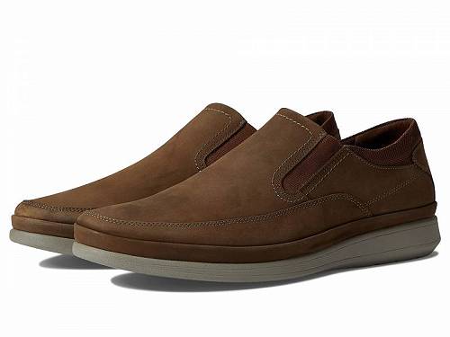 送料無料 フローシャイム Florsheim メンズ 男性用 シューズ 靴 ローファー Motion Moc Toe Slip-On - Mushroom Nubuck