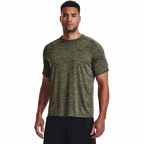 楽天グッズ×グッズ送料無料 アンダーアーマー Under Armour メンズ 男性用 ファッション アクティブシャツ UA Tech 2.0 Short Sleeve Tee - Marine OD Green/Black