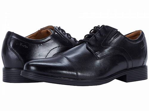 クラークス ビジネスシューズ メンズ 送料無料 クラークス Clarks メンズ 男性用 シューズ 靴 オックスフォード 紳士靴 通勤靴 Whiddon Cap - Black Leather