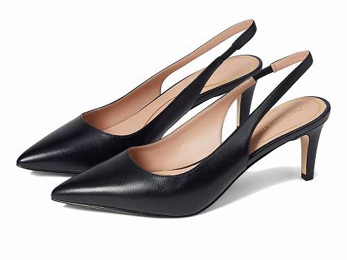 送料無料 コールハーン Cole Haan レディース 女性用 シューズ 靴 ヒール Vandam Sling Back Pump 65 mm - Black Leather