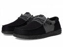 送料無料 ヘイデュード Hey Dude メンズ 男性用 シューズ 靴 ローファー Wally Tri Varsity Mesh - Black/Grey