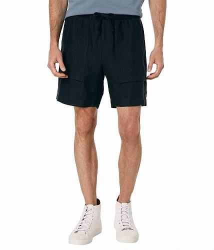 楽天グッズ×グッズ送料無料 ヴィンス Vince メンズ 男性用 ファッション ショートパンツ 短パン Lightweight Hemp Pull-On Shorts - Faded Black