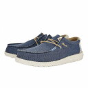 送料無料 ヘイデュード Hey Dude メンズ 男性用 シューズ 靴 ローファー Wally Coastline Jute - Navy