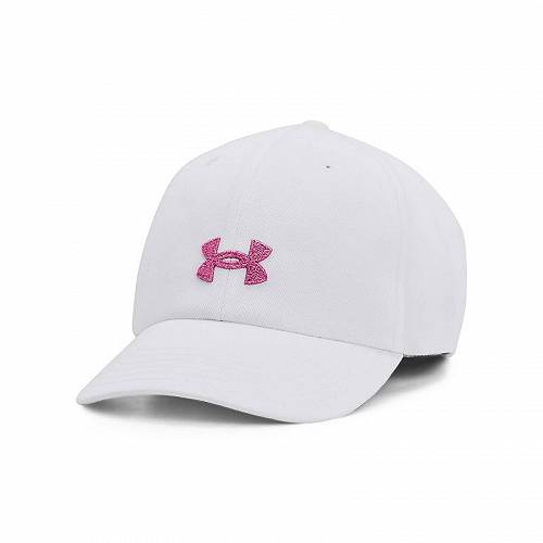 送料無料 アンダーアーマー Under Armour レディース 女性用 ファッション雑貨 小物 帽子 野球帽 キャップ Blitzing Wrapback - White/Metallic Pink Edge