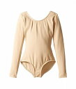 送料無料 Capezio Kids 女の子用 ファッション 子供服 レオタード Team Basic Long Sleeve Leotard (Toddler/Little Kids/Big Kids) - Nude