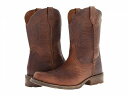 こちらの商品は アリアト Ariat メンズ 男性用 シューズ 靴 ブーツ ウエスタンブーツ Rambler Phoenix - Distressed Brown です。 注文後のサイズ変更・キャンセルは出来ませんので、十分なご検討の上でのご注文をお願いいたします。 ※靴など、オリジナルの箱が無い場合がございます。ご確認が必要な場合にはご購入前にお問い合せください。 ※画面の表示と実物では多少色具合が異なって見える場合もございます。 ※アメリカ商品の為、稀にスクラッチなどがある場合がございます。使用に問題のない程度のものは不良品とは扱いませんのでご了承下さい。 ━ カタログ（英語）より抜粋 ━ The great West will be your personal roaming ground with the comfort, support, and superior protection of the Ariat(R) Rambler Phoenix. Full grain leather upper with retro stitch pattern for a more authentic Western look. Unlined interior. Dual side pull tabs for easy on and off. Ariat's exclusive ATS Technology(TM) shank features composite fiber material in wide forked shape through the midrange of the foot, providing excellent cushioning and three times the support and stability of a traditional steel shank. Duratread(TM) outsole for excellent traction and support. ※掲載の寸法や重さはサイズ「12, width D - Medium」を計測したものです. サイズにより異なりますので、あくまで参考値として参照ください. 靴の重さは片側のみのものとなります. 実寸（参考値）： Heel Height: 約 3.17 cm Weight: 約 990 g Circumference: 約 40.64 cm Shaft: 約 25.40 cm ■サイズの幅(オプション)について Slim &lt; Narrow &lt; Medium &lt; Wide &lt; Extra Wide S &lt; N &lt; M &lt; W A &lt; B &lt; C &lt; D &lt; E &lt; EE(2E) &lt; EEE(3E) ※足幅は左に行くほど狭く、右に行くほど広くなります ※標準はMedium、M、D(またはC)となります ※メーカー毎に表記が異なる場合もございます