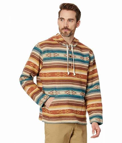 楽天グッズ×グッズ送料無料 ペンドルトン Pendleton メンズ 男性用 ファッション パーカー スウェット Driftwood Hoody - Azure/Brown Stripe