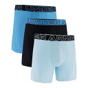 送料無料 アンダーアーマー Under Armour メンズ 男性用 ファッション 下着 3-Pack Performance Tech Solid 6