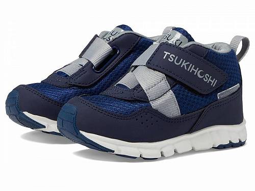 送料無料 ツキホシ Tsukihoshi Kids 男の子用 キッズシューズ 子供靴 スニーカー 運動靴 Tokyo (Toddler/Little Kid) - Navy/Gray