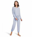 送料無料 エバージェイ Eberjey レディース 女性用 ファッション パジャマ 寝巻き Gisele Slouchy Pajama Set - Ice Blue/Ice Blue