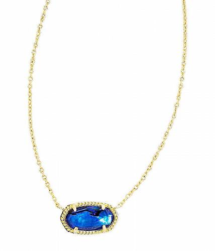 送料無料 ケンドラスコット Kendra Scott レディース 女性用 ジュエリー 宝飾品 ネックレス Elisa Birthstone Necklace - Gold Navy Abalone